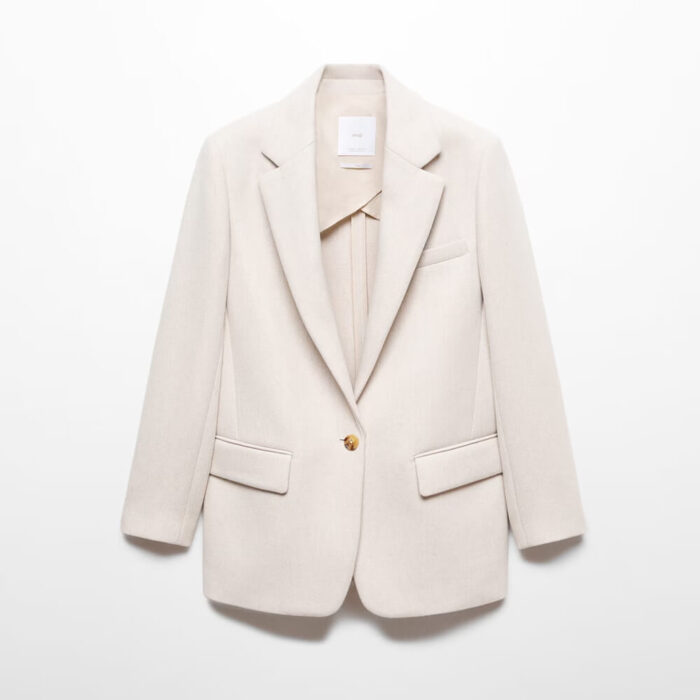 Structured wool blazer